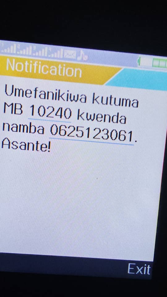 Placeholder ya ushahidi wa malipo 6